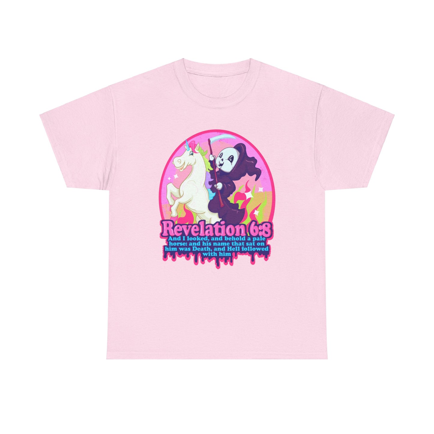 Revelation 6:8 Unisex Heavy Cotton Tee