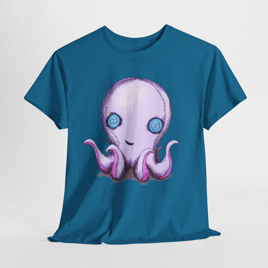 Octopus Plushie Unisex Heavy Cotton Tee