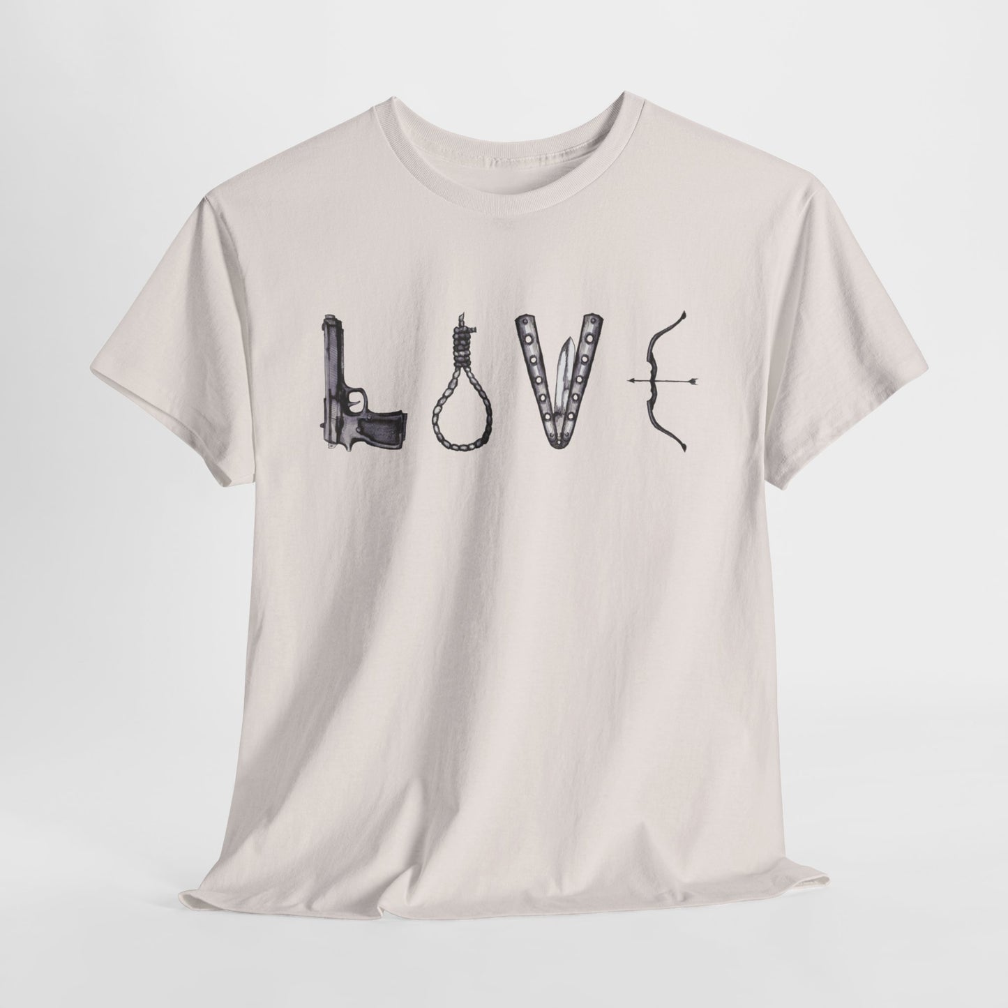 Love Is Death Unisex Heavy Cotton Tee