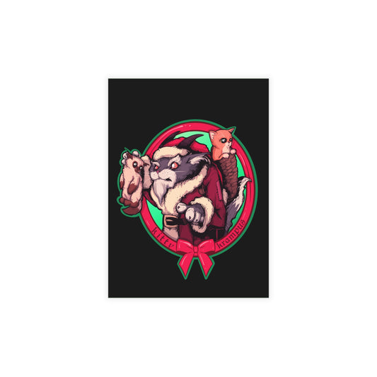 Kitty Krampus Greeting Card Bundles (10, 30, 50 pcs)