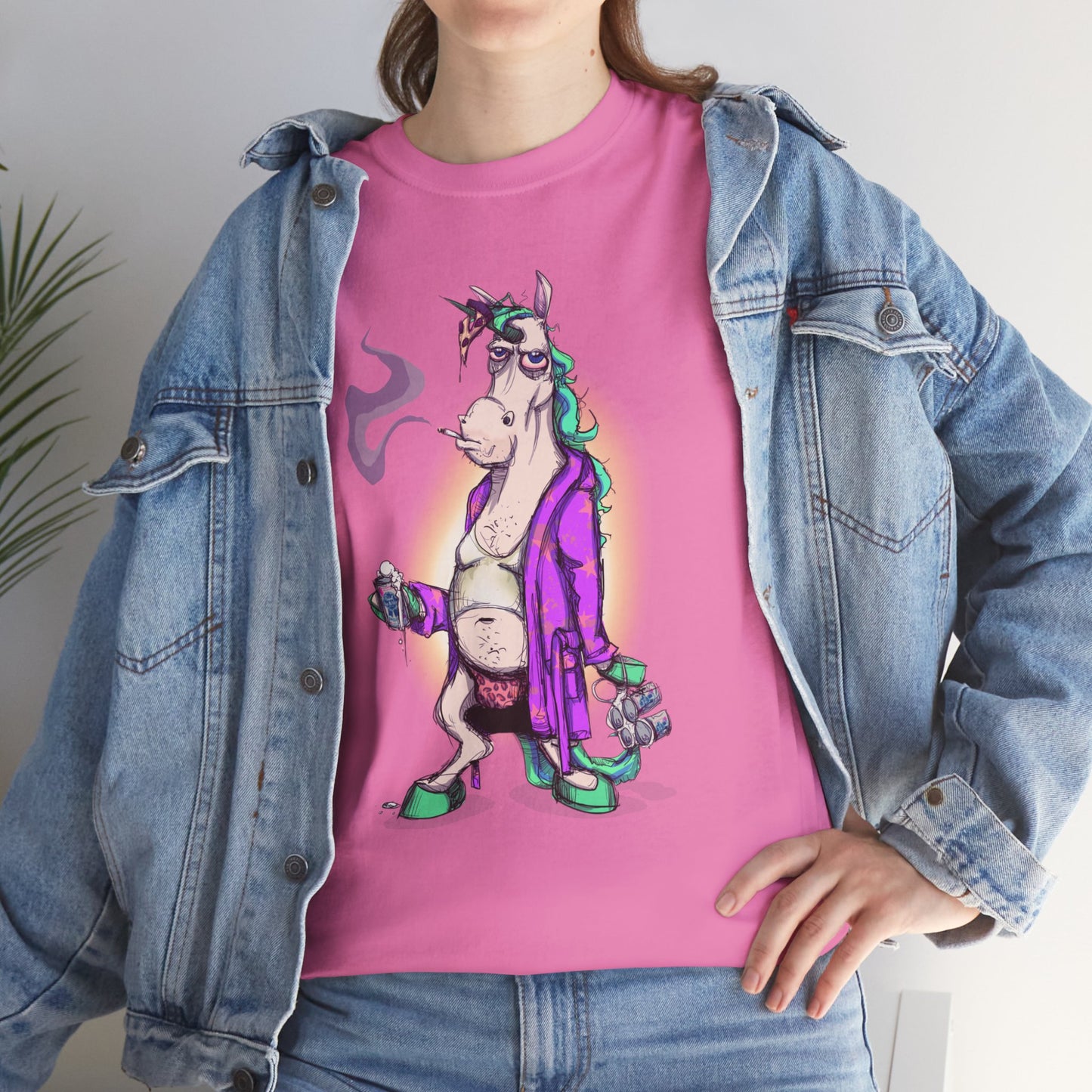 Dontgiveafuckacorn Unisex Heavy Cotton Tee