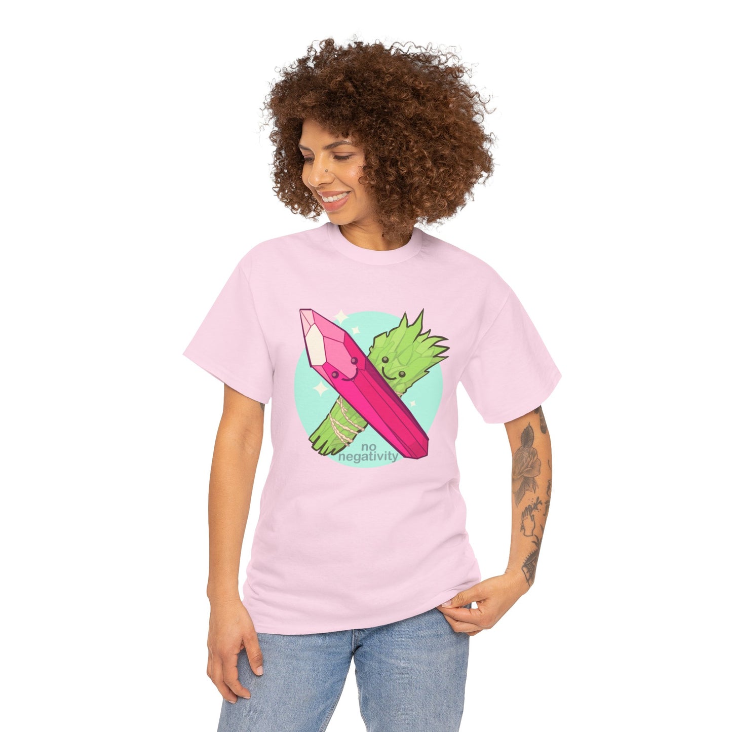 No Negativity Unisex Heavy Cotton Tee