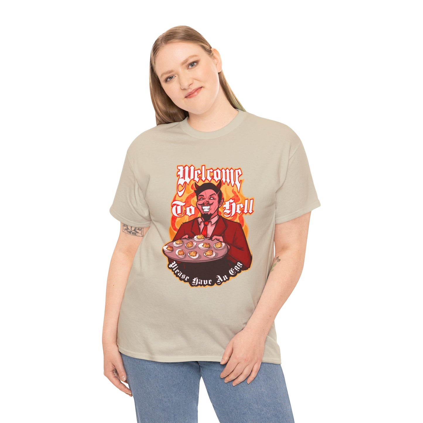 Deviled Eggs Unisex Heavy Cotton Tee