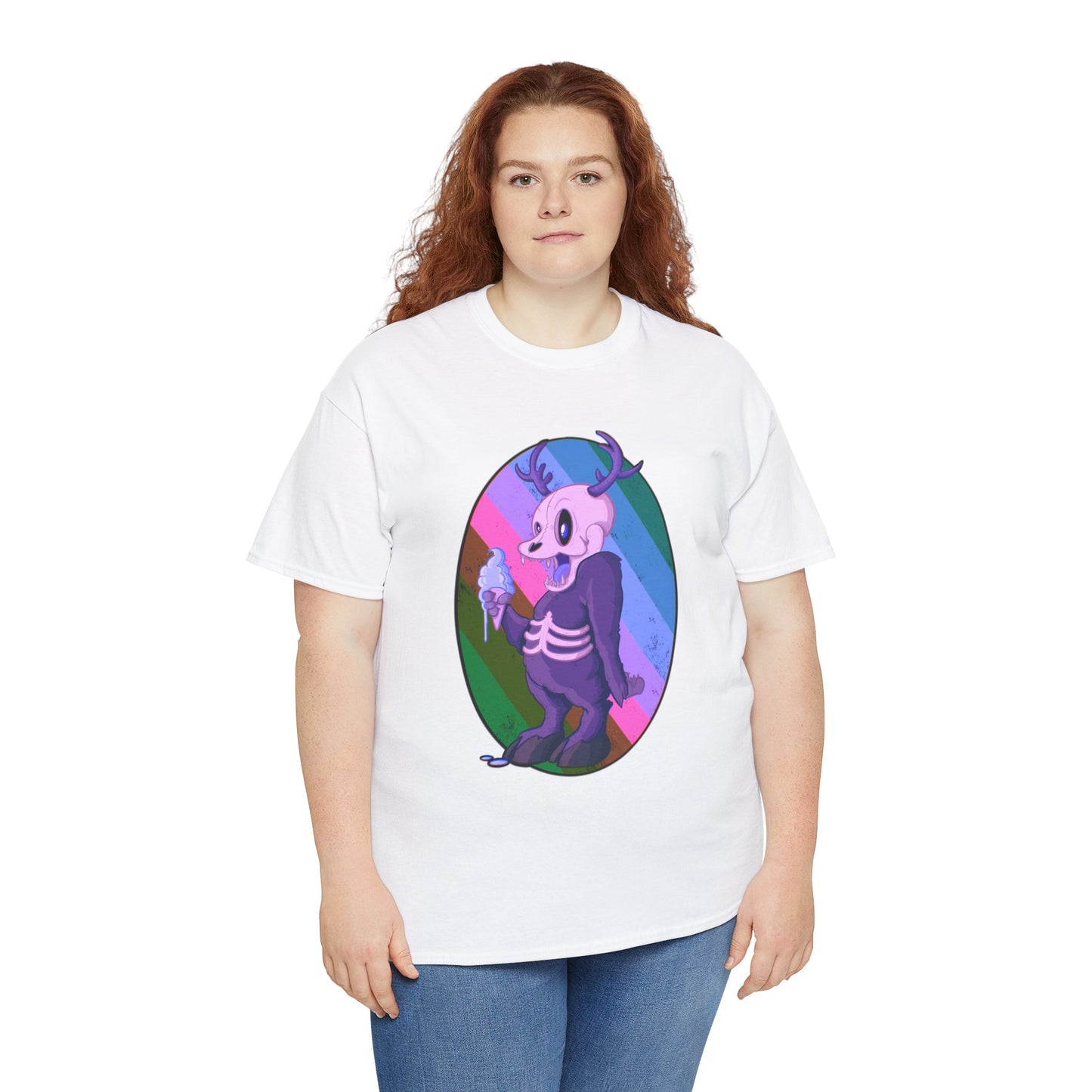Monster Ice Cream Unisex Heavy Cotton Tee