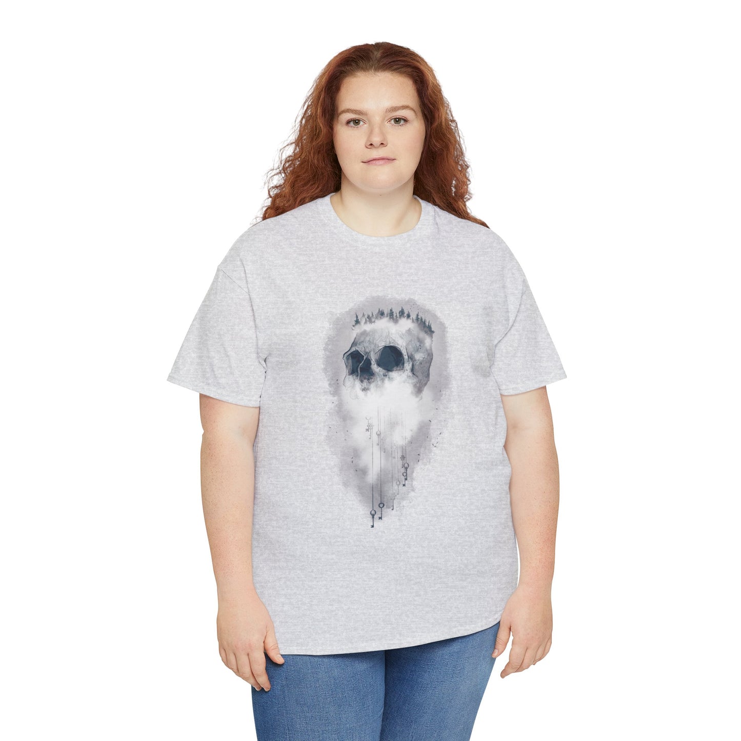 Elemental Skull Air Unisex Heavy Cotton Tee