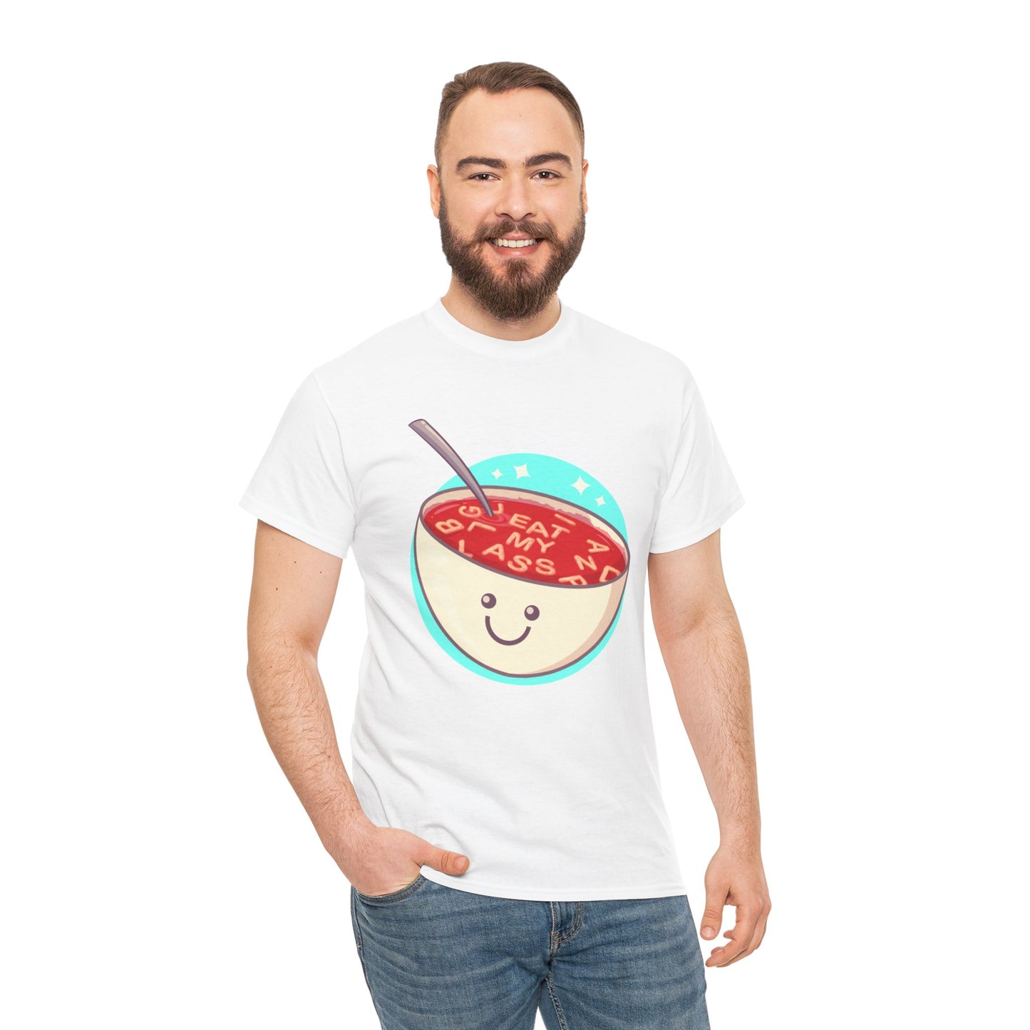 Alphabet Soup Unisex Heavy Cotton Tee