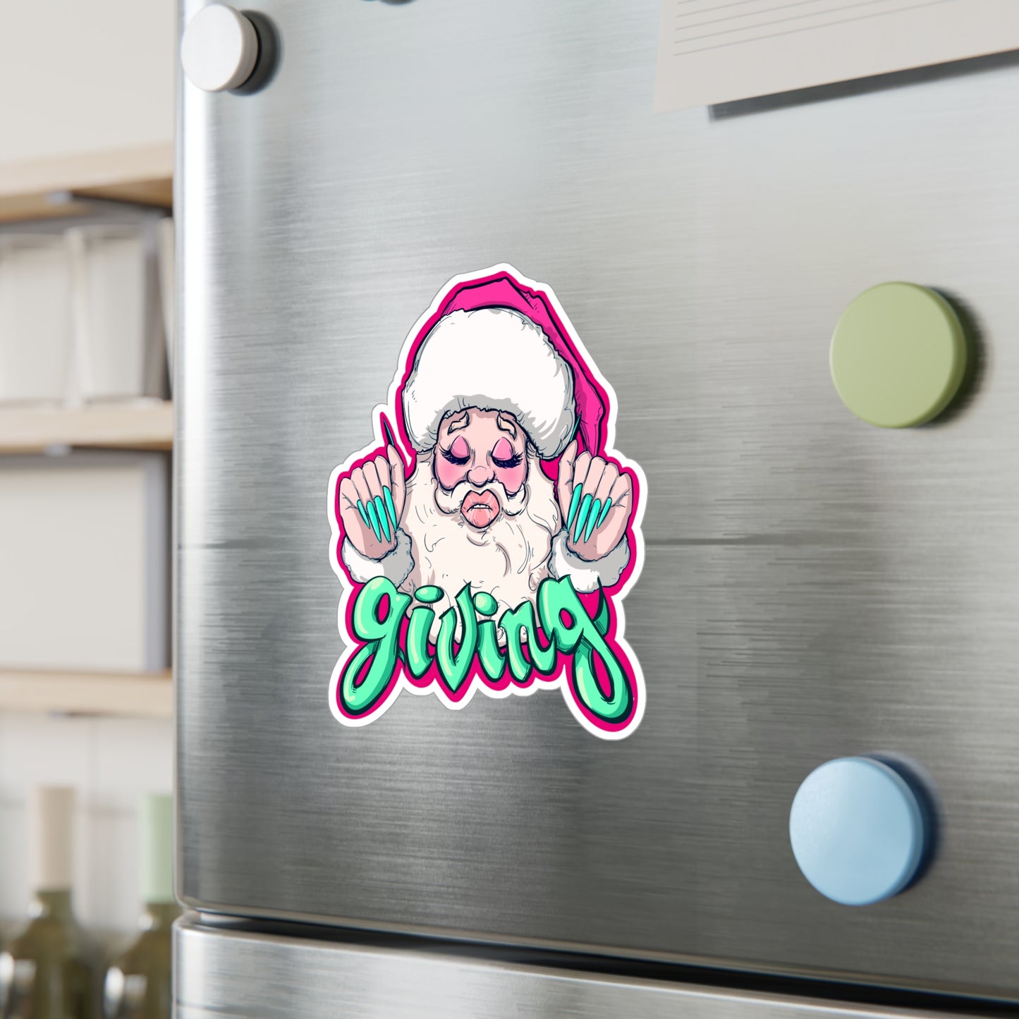 It's Giving Kiss-Cut Vinyl Decal