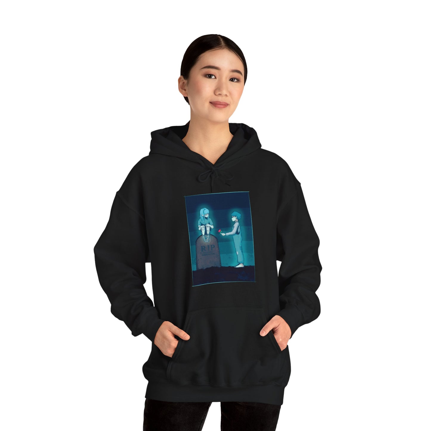 Ghost Kids Unisex Heavy Blend Hooded Sweatshirt