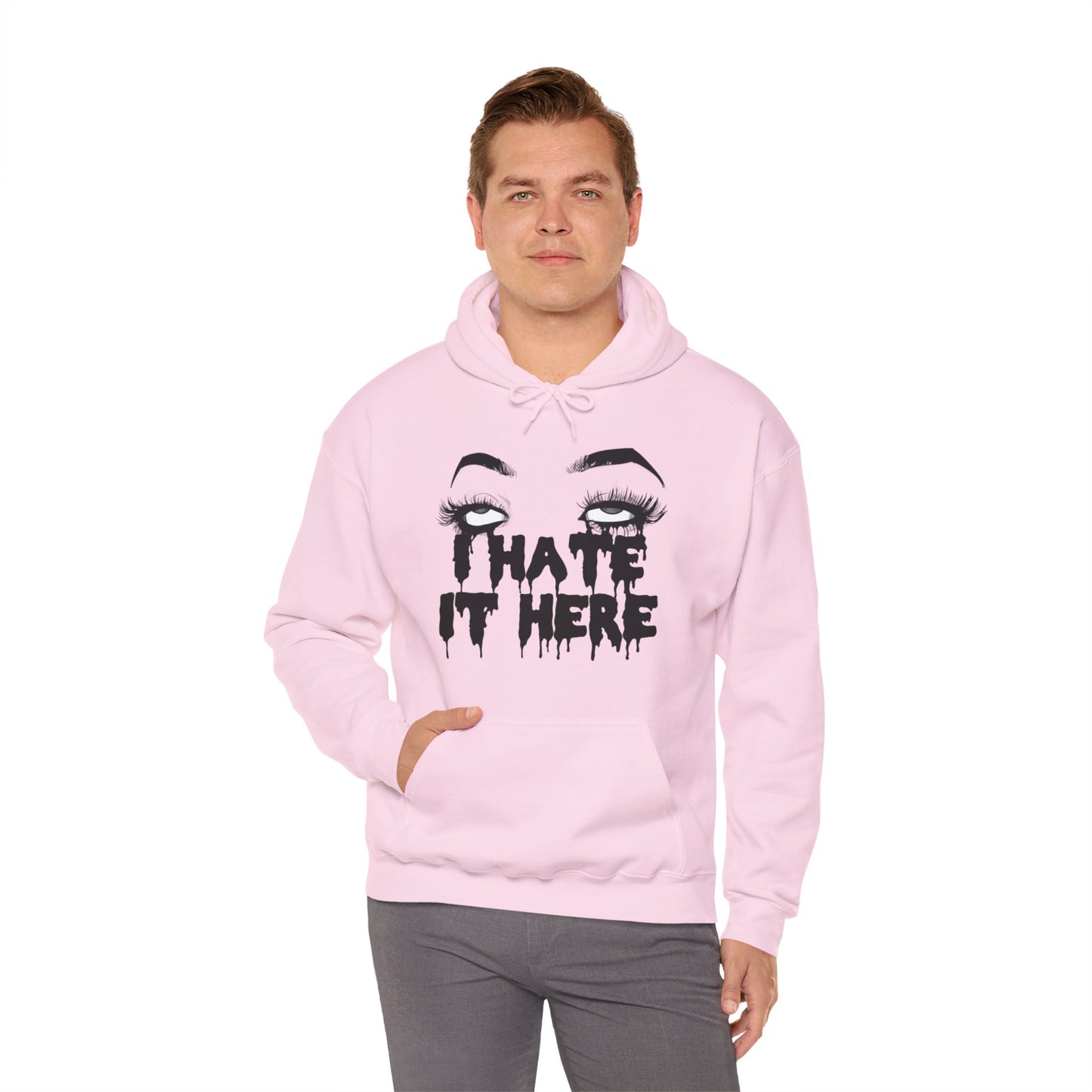 I Hate It Here Unisex Heavy Blend Hooded Sweatshirt