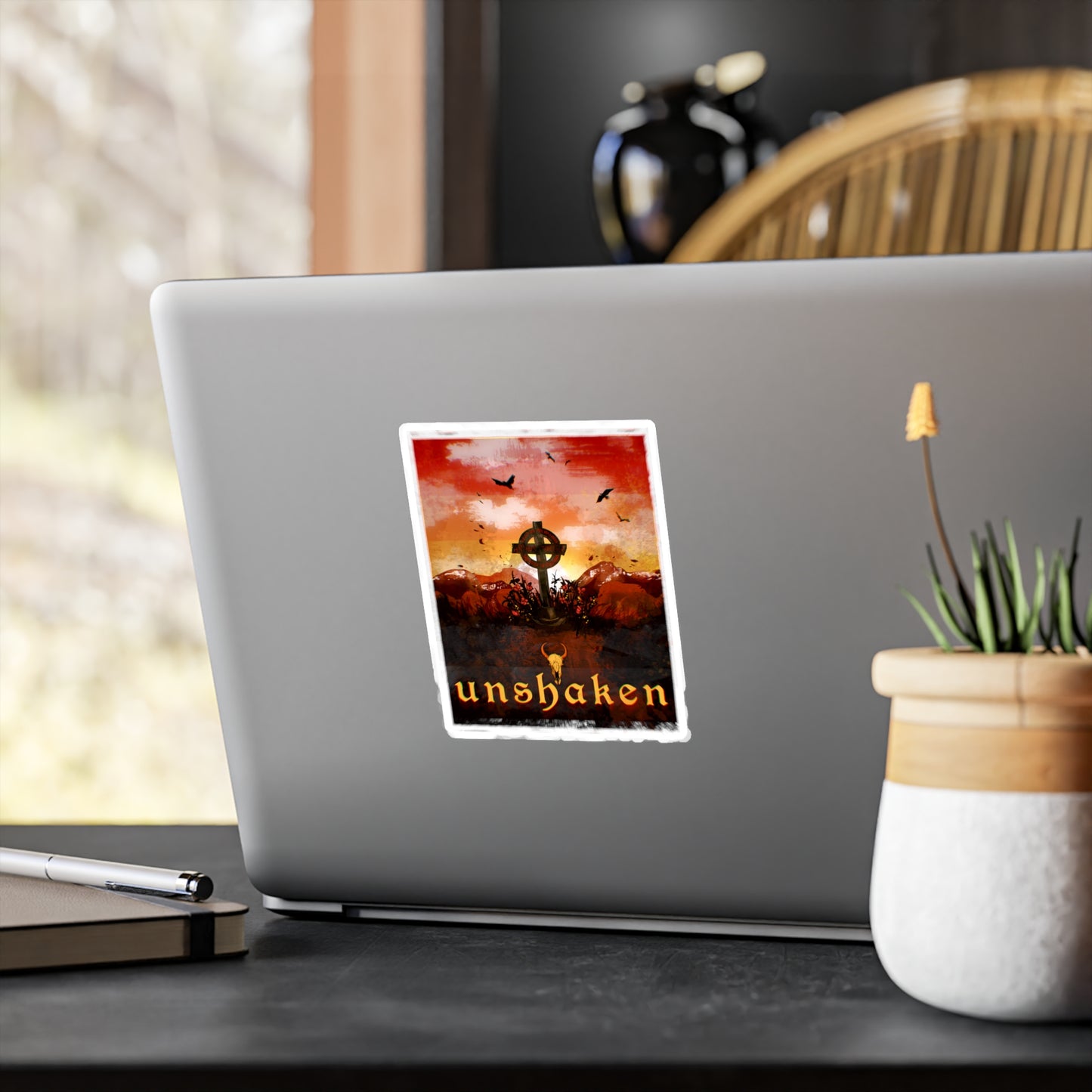 Unshaken Kiss-Cut Vinyl Decal