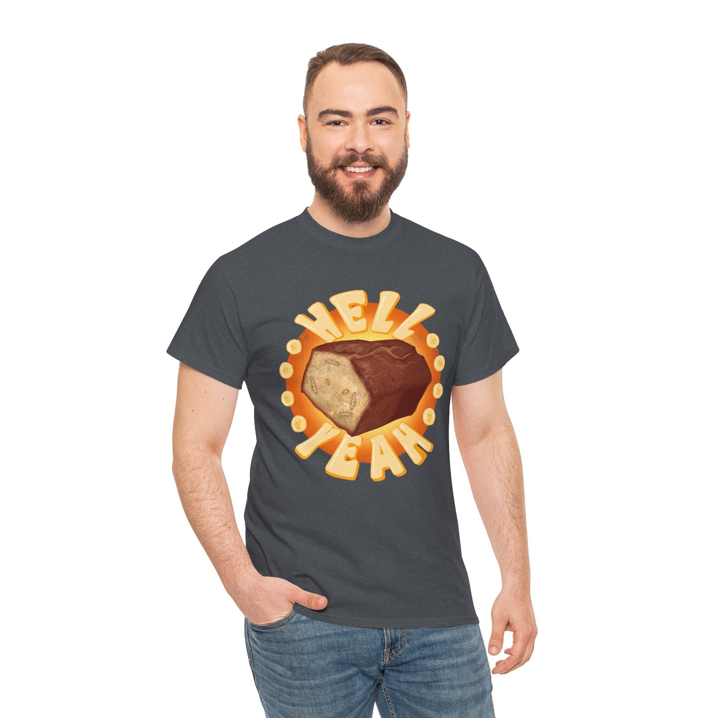 Banana Bread At Work Unisex Heavy Cotton Tee