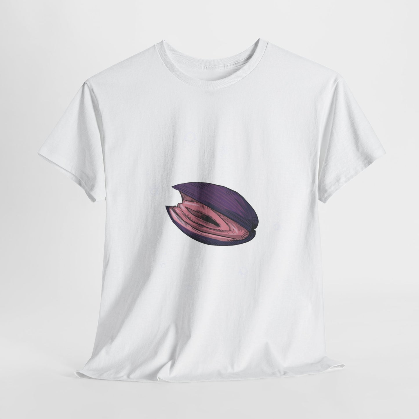 Pink Clam Unisex Heavy Cotton Tee