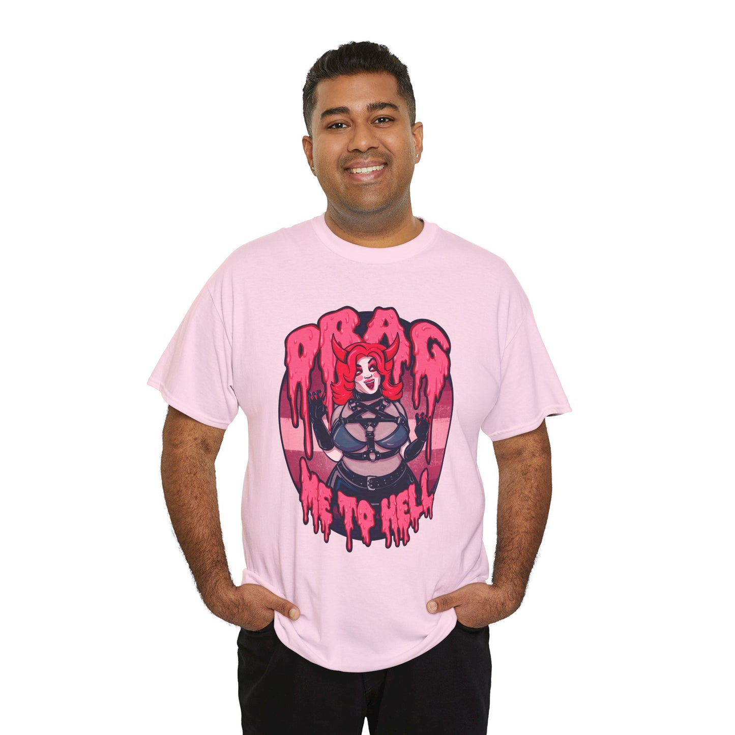 Drag Me To Hell Unisex Heavy Cotton Tee