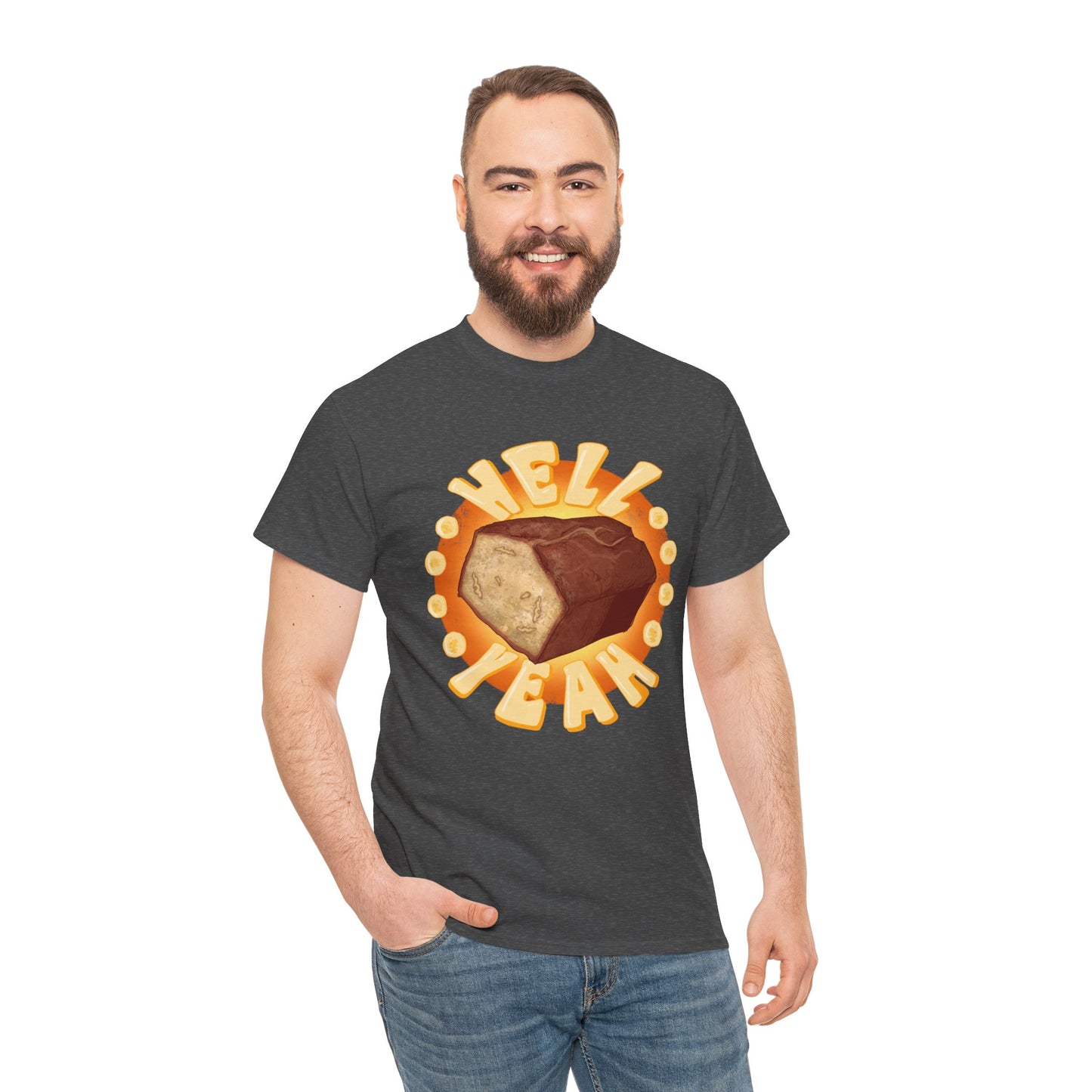 Banana Bread At Work Unisex Heavy Cotton Tee