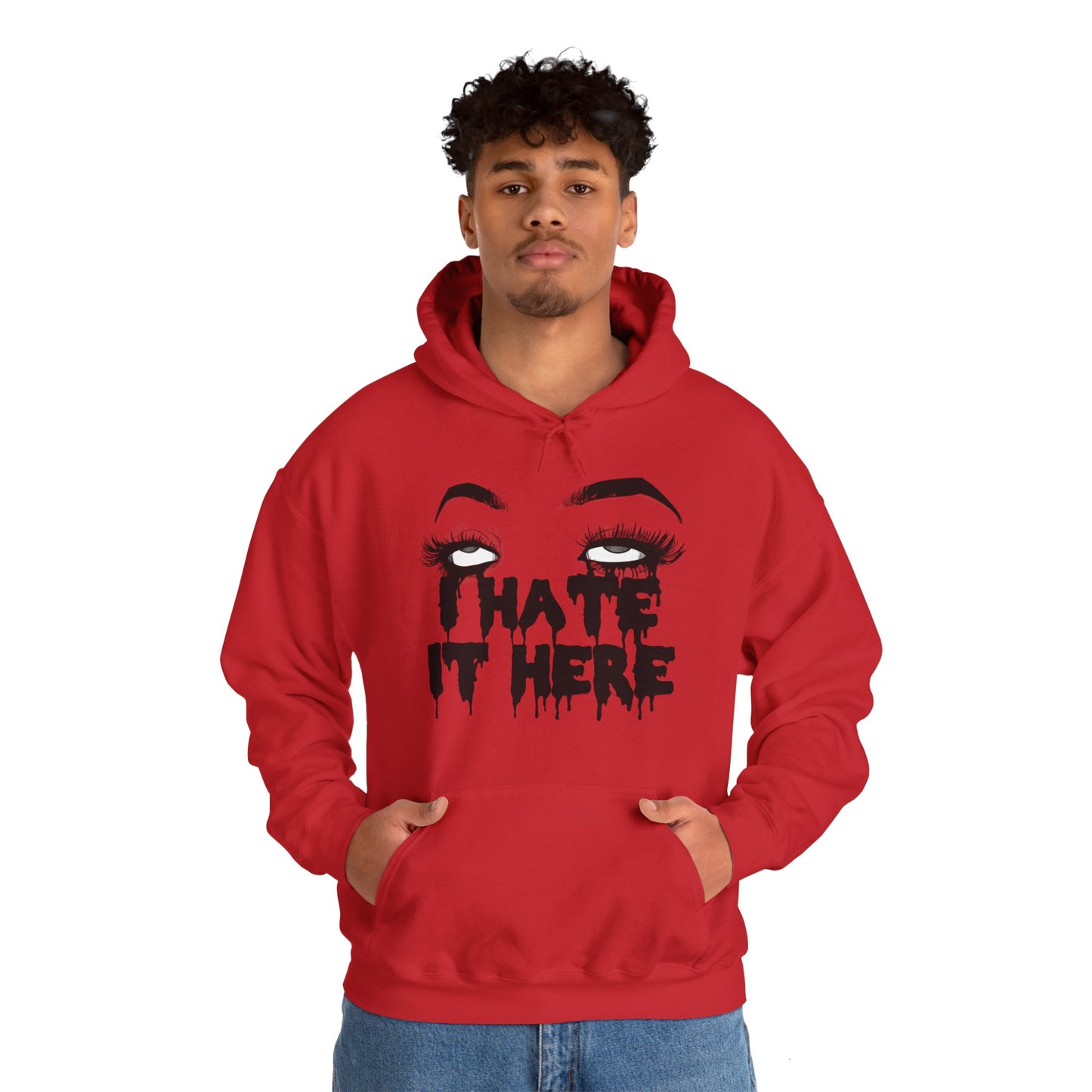 I Hate It Here Unisex Heavy Blend Hooded Sweatshirt