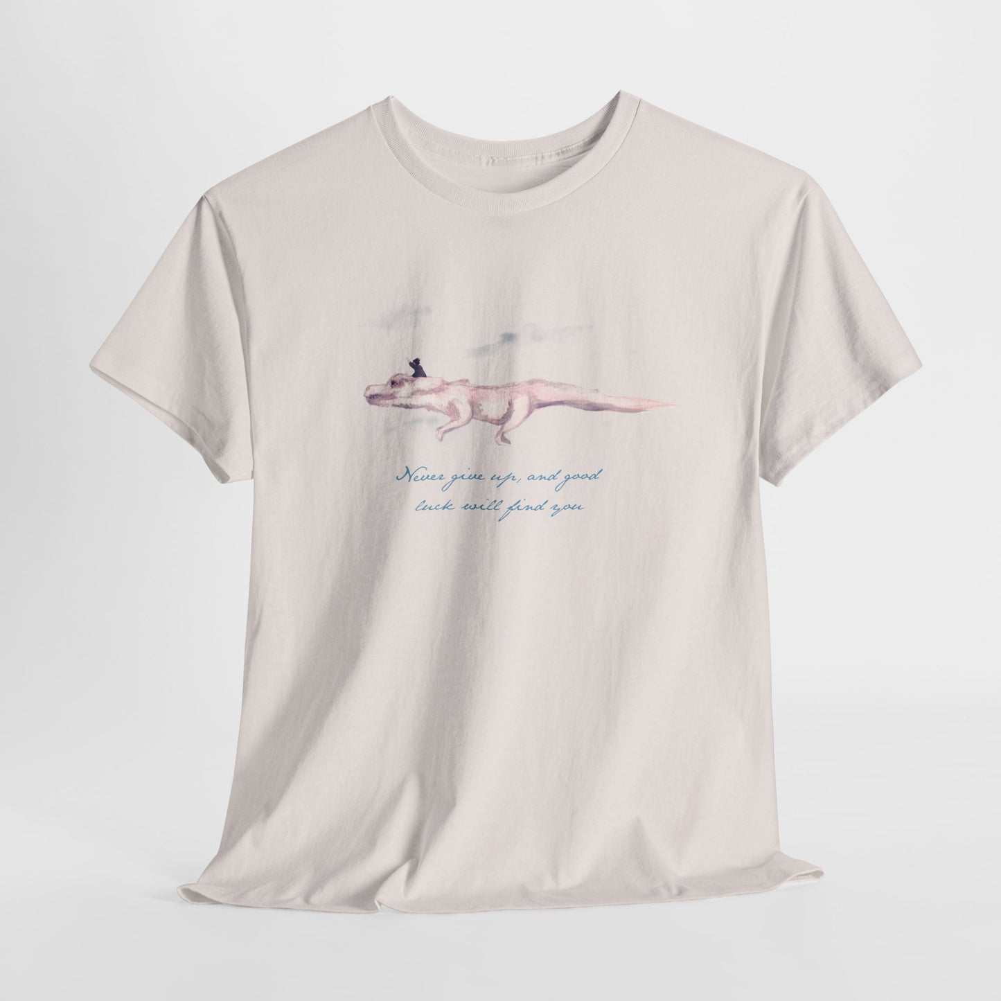 Never Give Up Unisex Heavy Cotton Tee