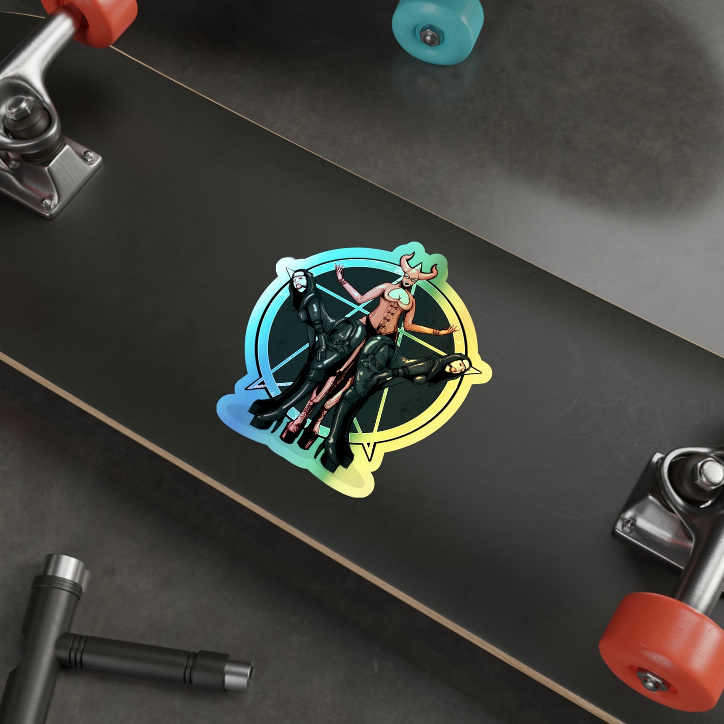 Latex Holographic Die-cut Stickers