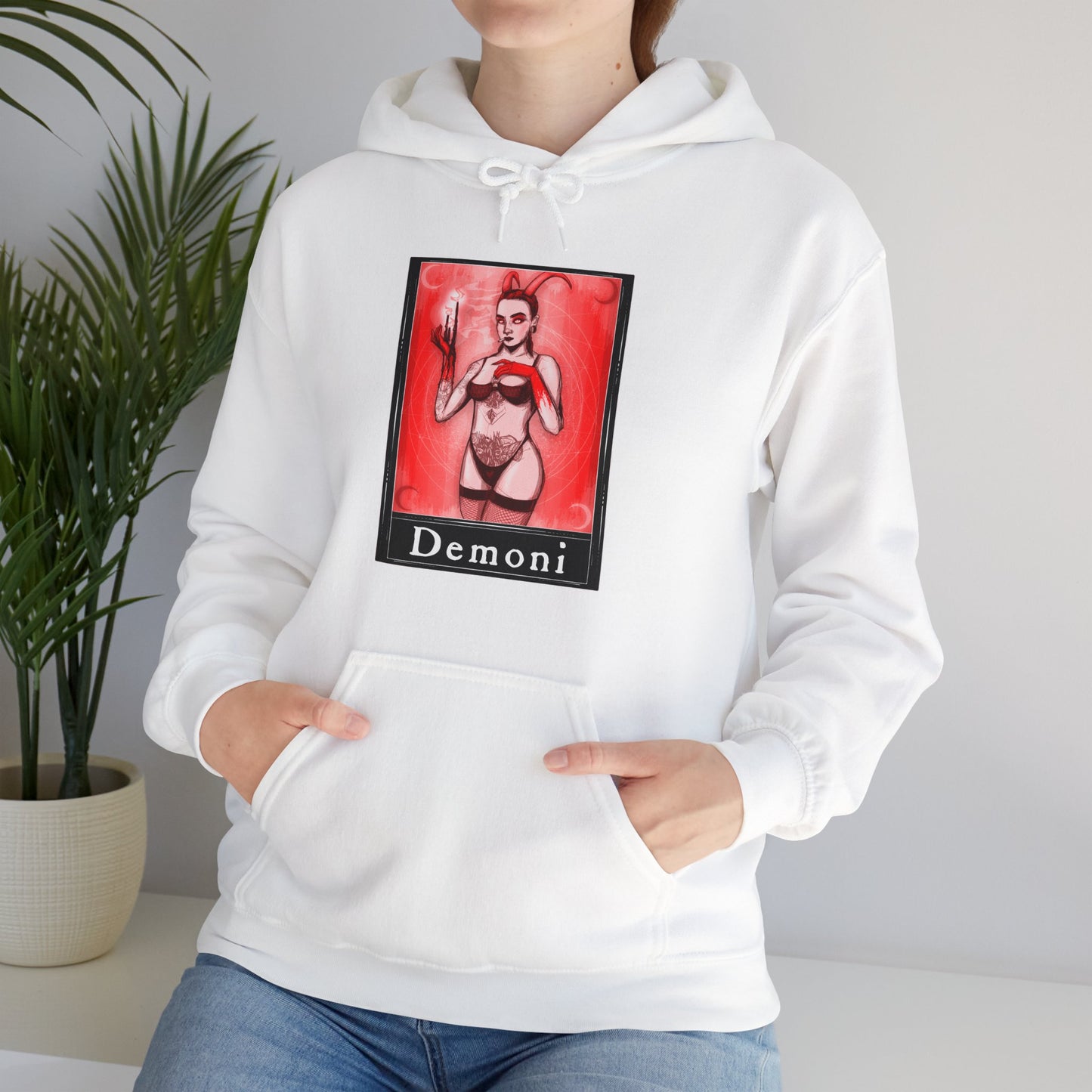 Demoni Tarot Unisex Heavy Blend Hooded Sweatshirt
