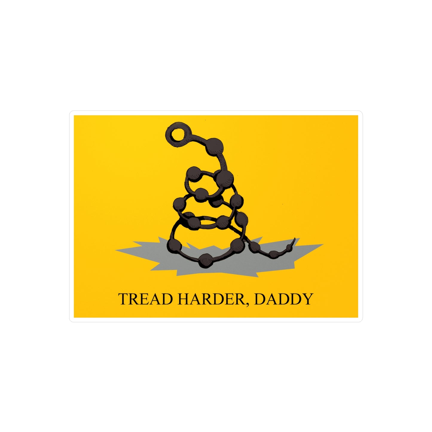 Tread Harder Kiss-Cut Vinyl Decal