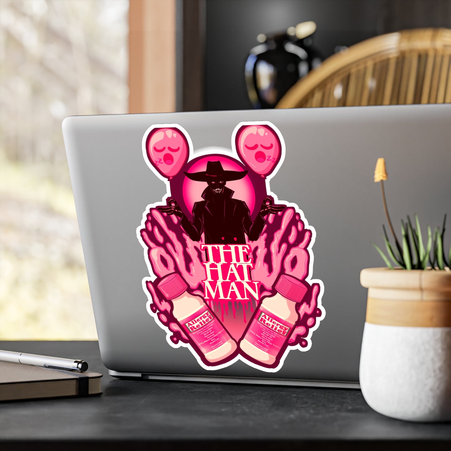 The Hat Man Kiss-Cut Vinyl Decal