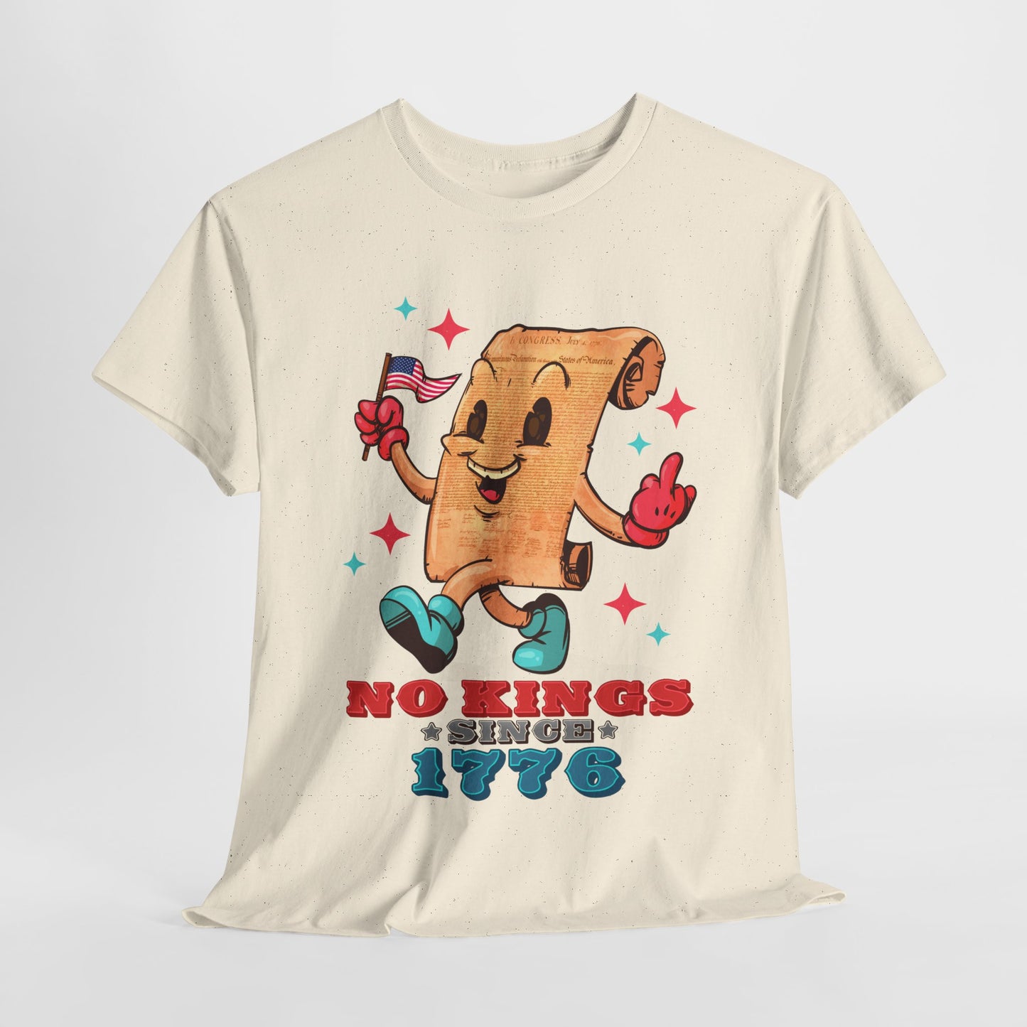 No Kings Since 1776 Unisex Heavy Cotton Tee
