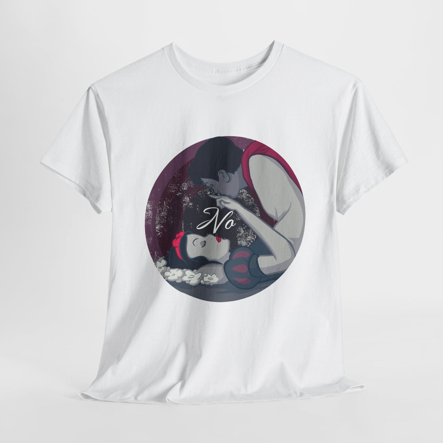 No White Unisex Heavy Cotton Tee