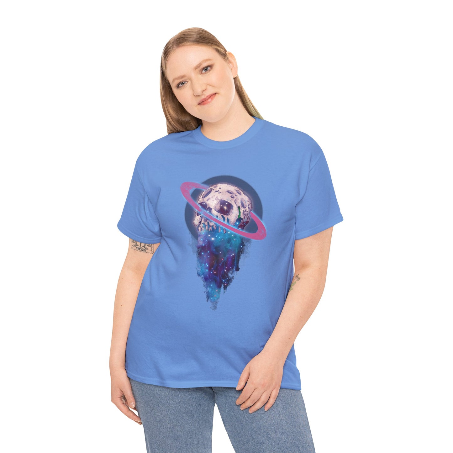 Elemental Skull Space Unisex Heavy Cotton Tee
