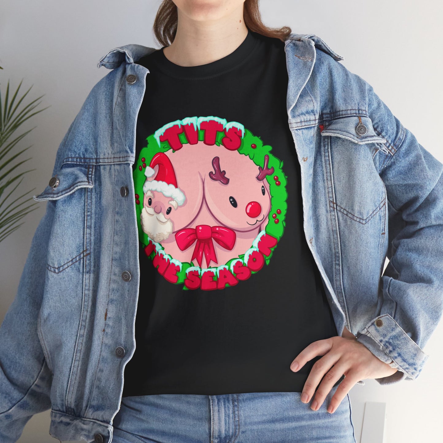 Tits The Season Unisex Heavy Cotton Tee