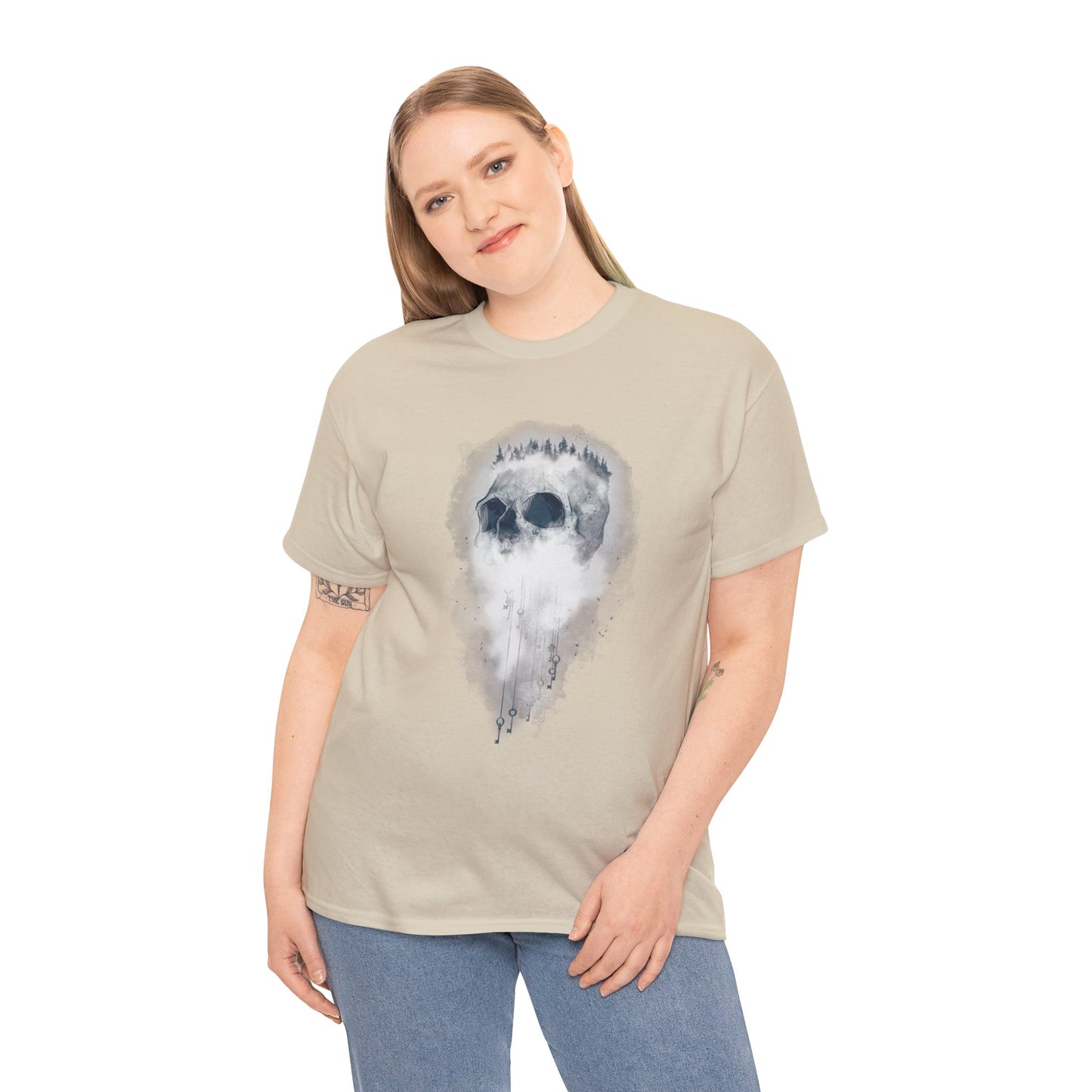 Elemental Skull Air Unisex Heavy Cotton Tee