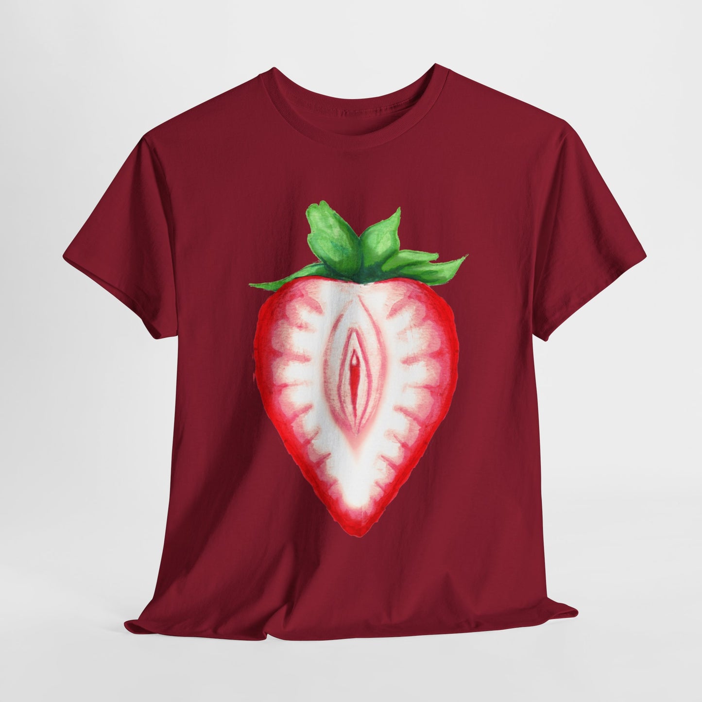 Juicy Strawberry Unisex Heavy Cotton Tee