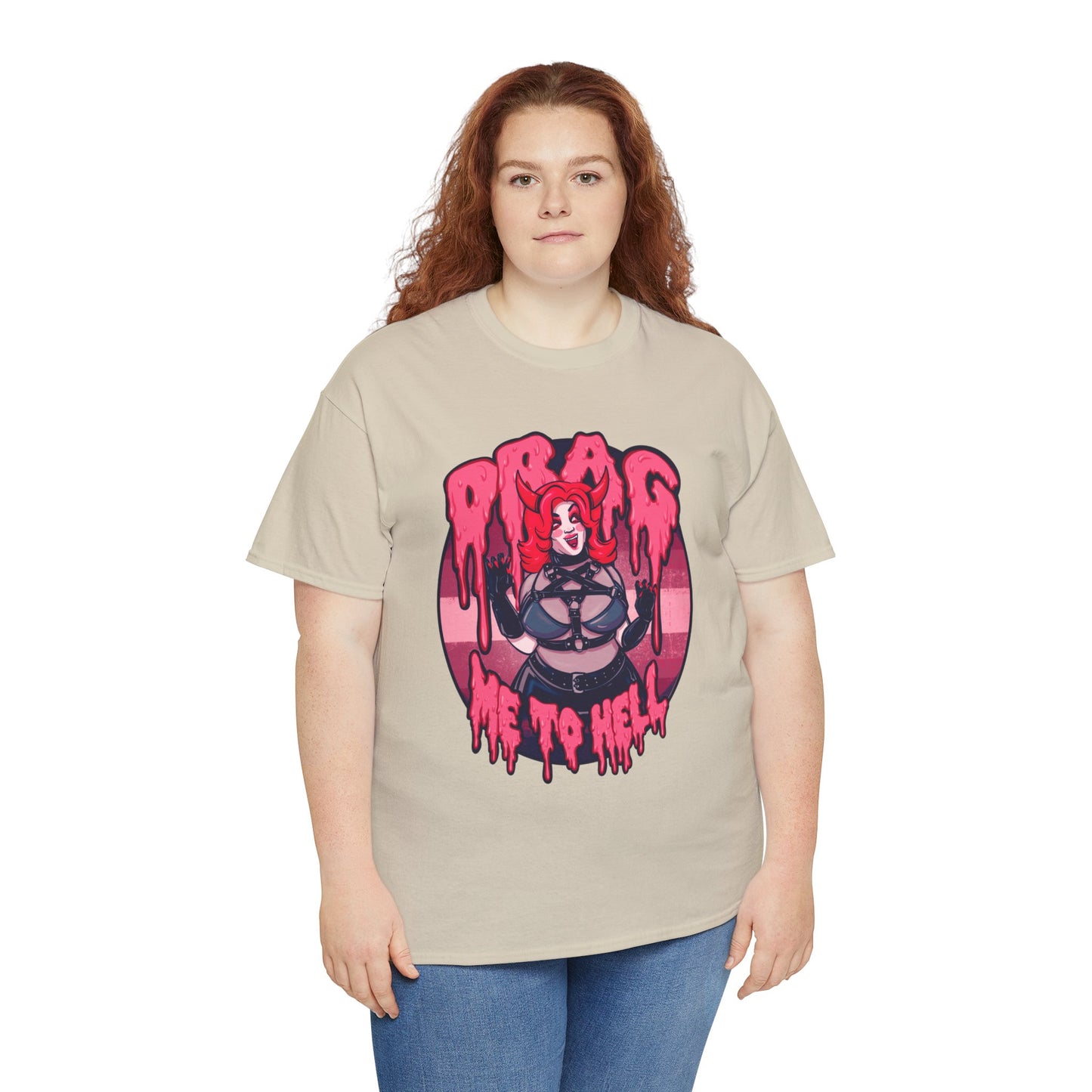 Drag Me To Hell Unisex Heavy Cotton Tee