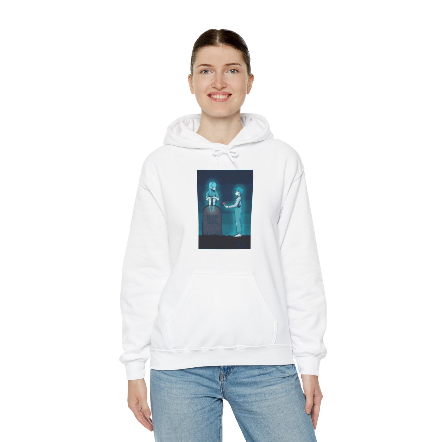 Ghost Kids Unisex Heavy Blend Hooded Sweatshirt