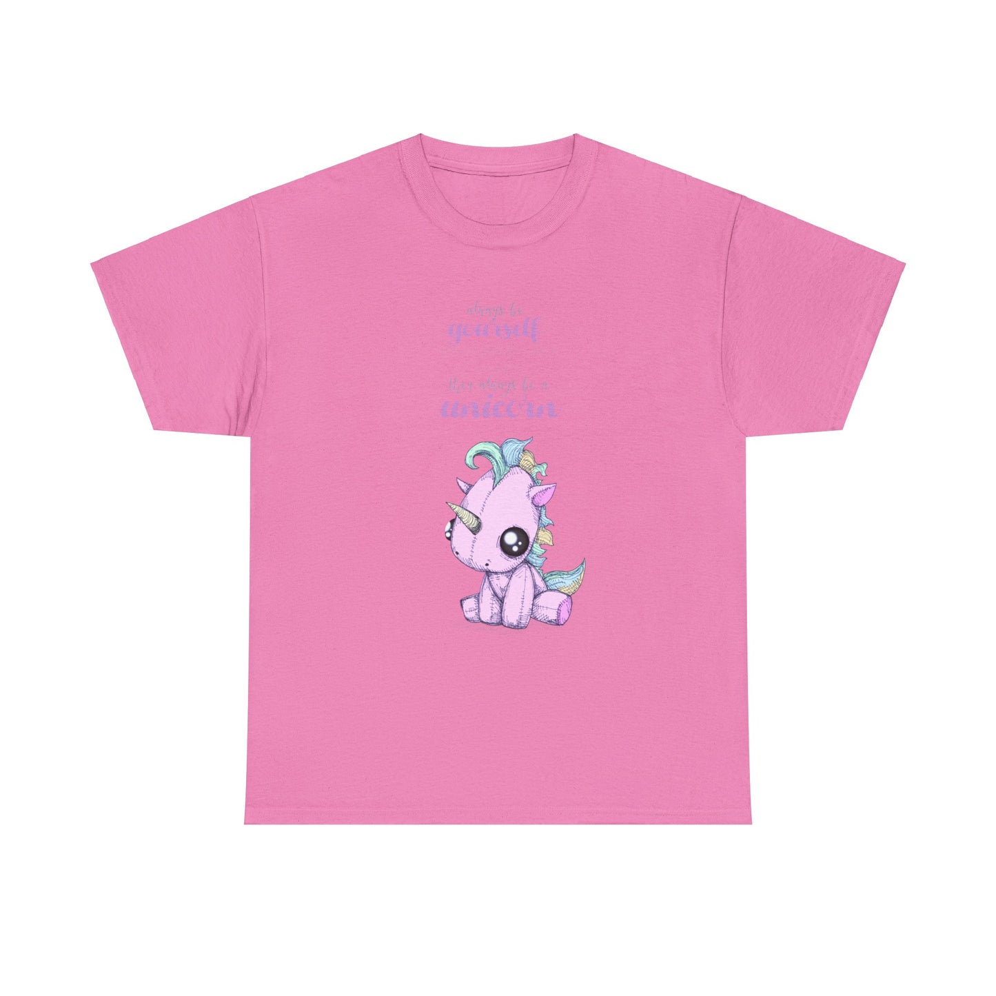Be Yourself Unicorn Unisex Heavy Cotton Tee