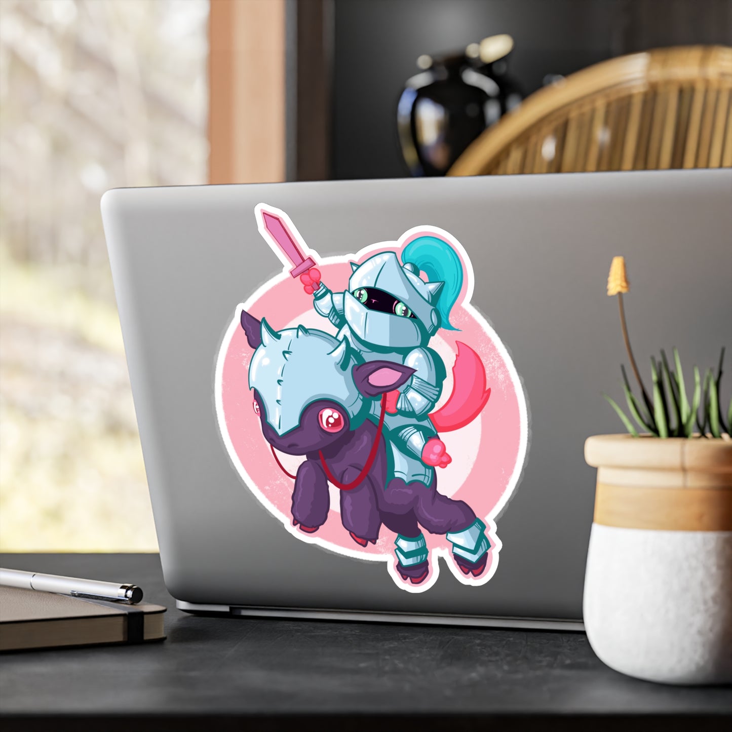 Knight In Shining Armor Kiss-Cut Vinyl Decal