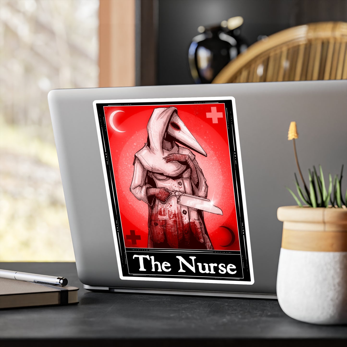 The Nurse Tarot Kiss-Cut Vinyl Decal