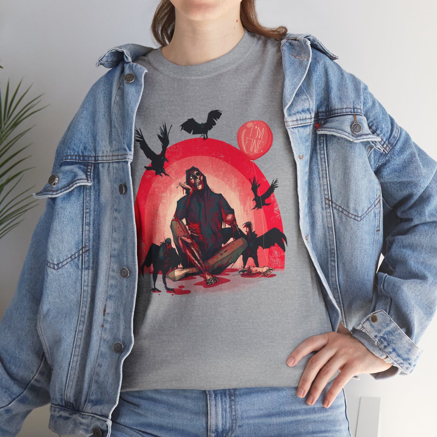 I'm Fine Unisex Heavy Cotton Tee
