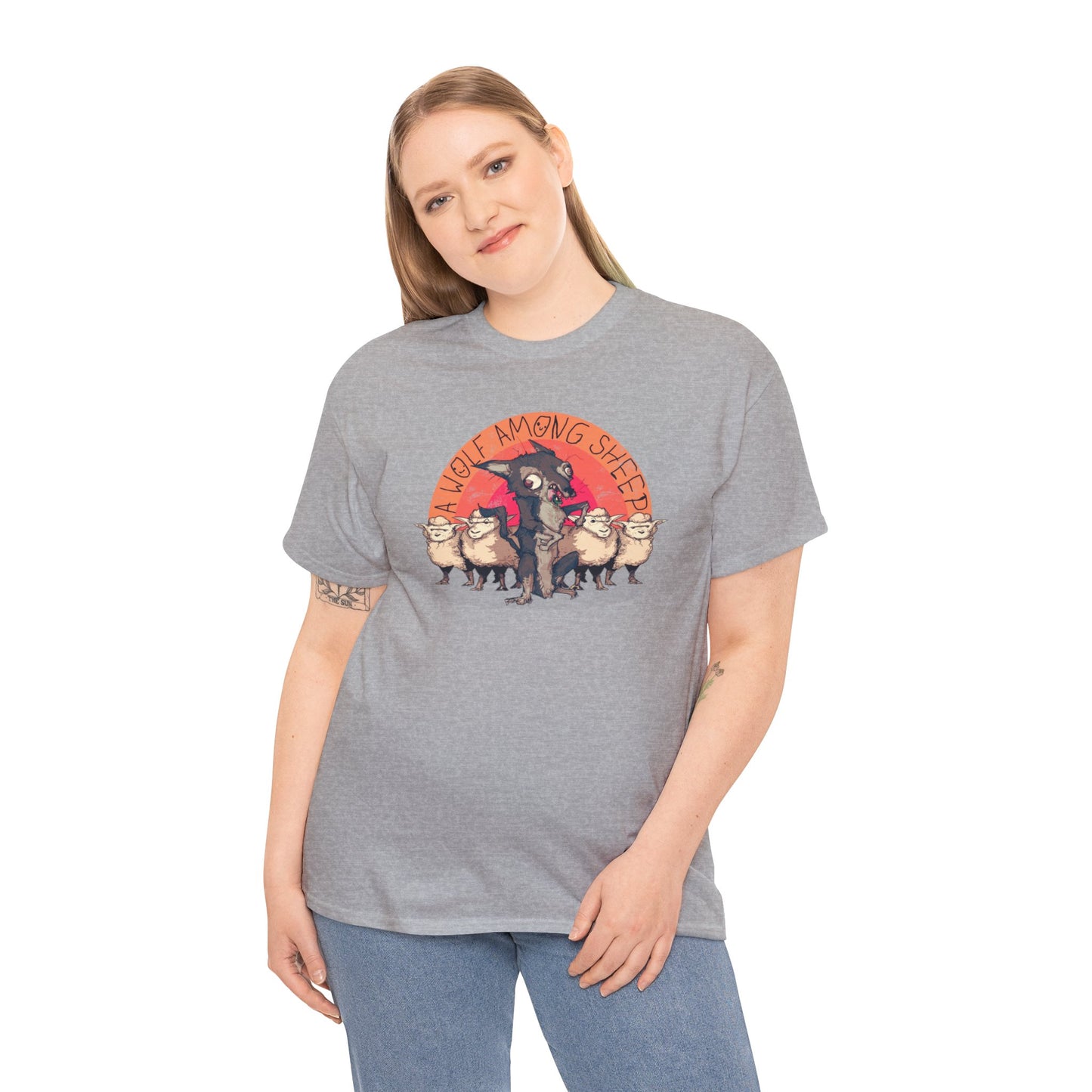 A Wolf Among Sheep Unisex Heavy Cotton Tee