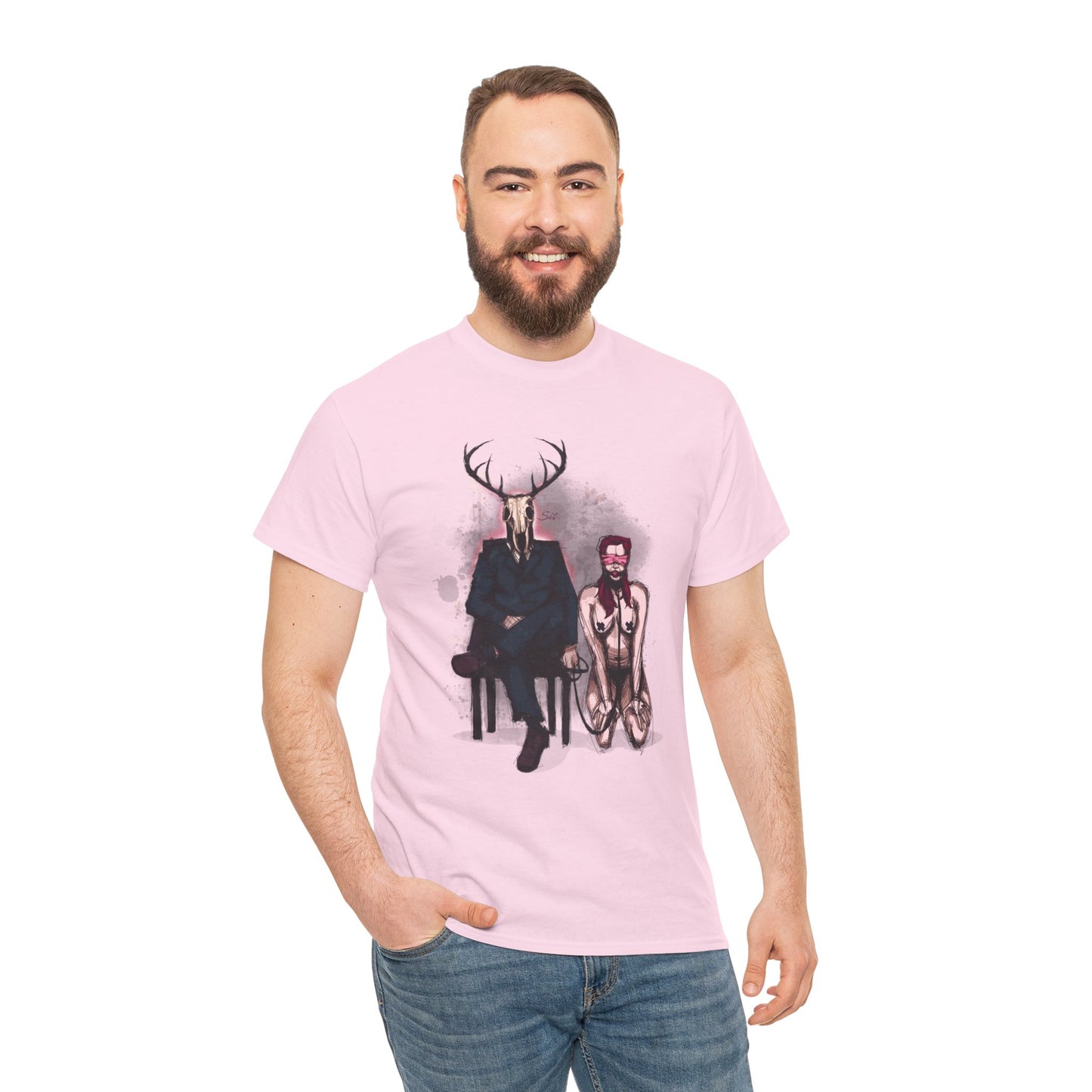 Deer Daddy Series 1: Sit Unisex Heavy Cotton Tee