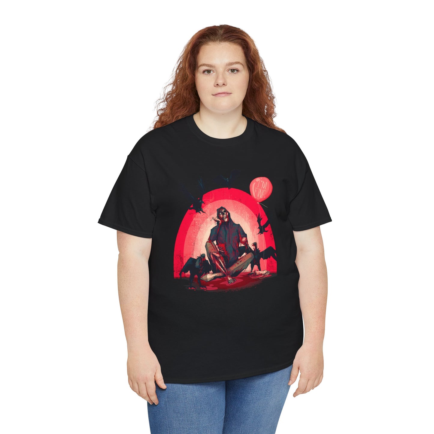 I'm Fine Unisex Heavy Cotton Tee