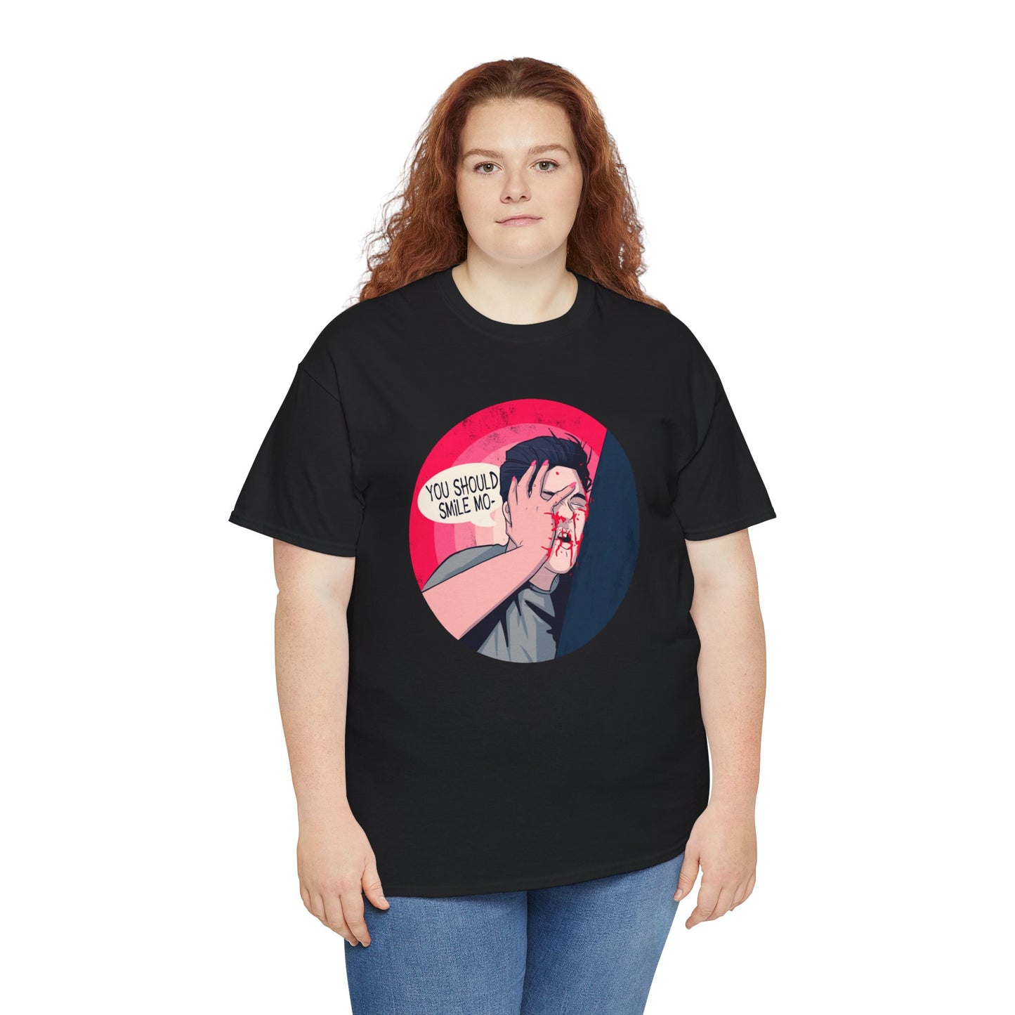 Smile Unisex Heavy Cotton Tee