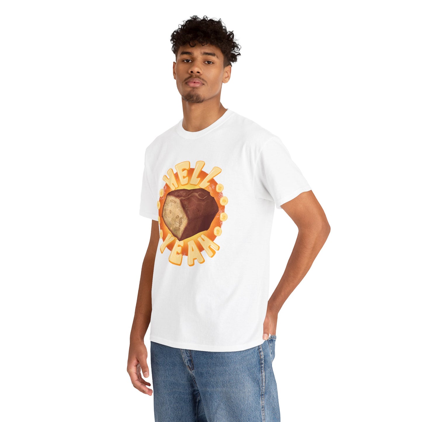 Banana Bread At Work Unisex Heavy Cotton Tee