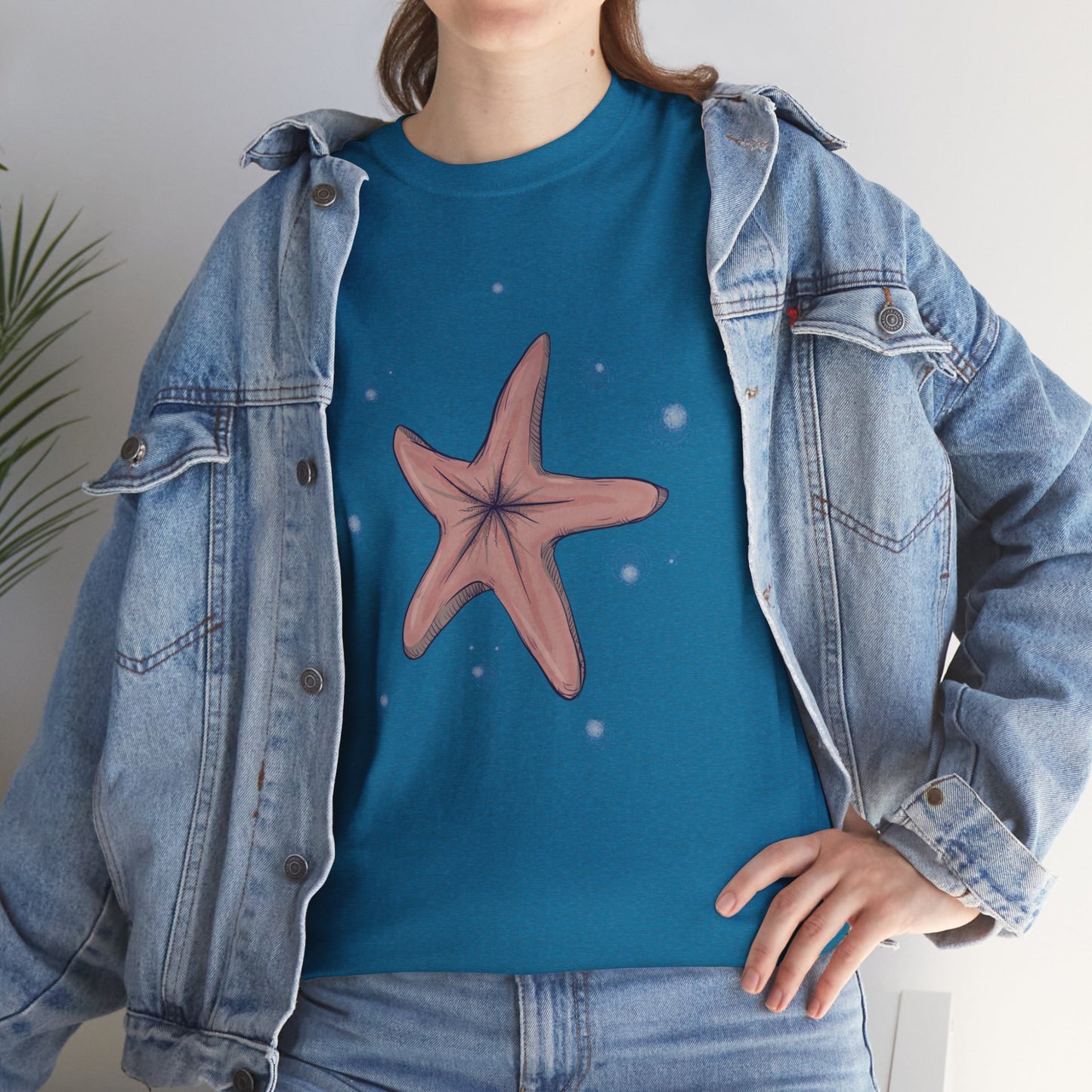 Chocolate Starfish Unisex Heavy Cotton Tee