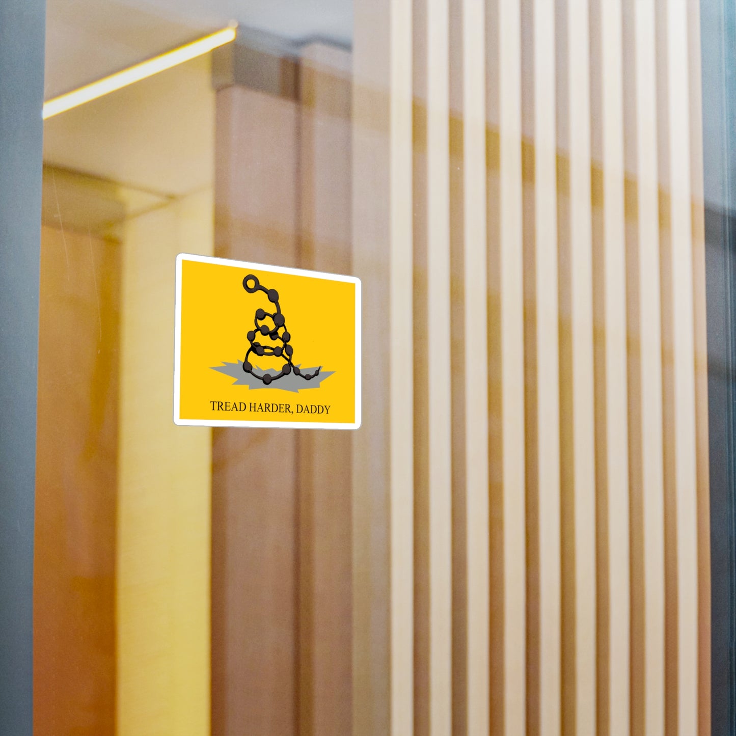 Tread Harder Kiss-Cut Vinyl Decal