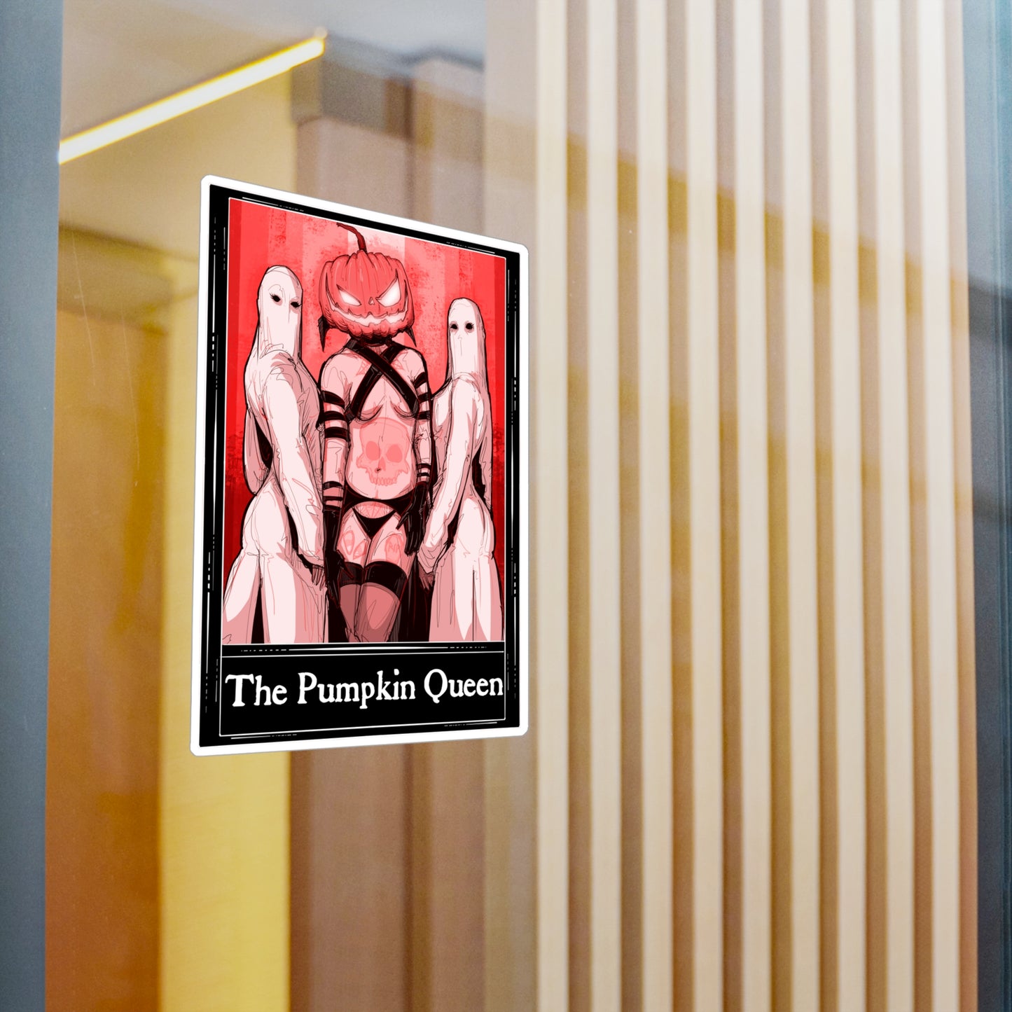 The Pumpkin Queen Tarot Kiss-Cut Vinyl Decal