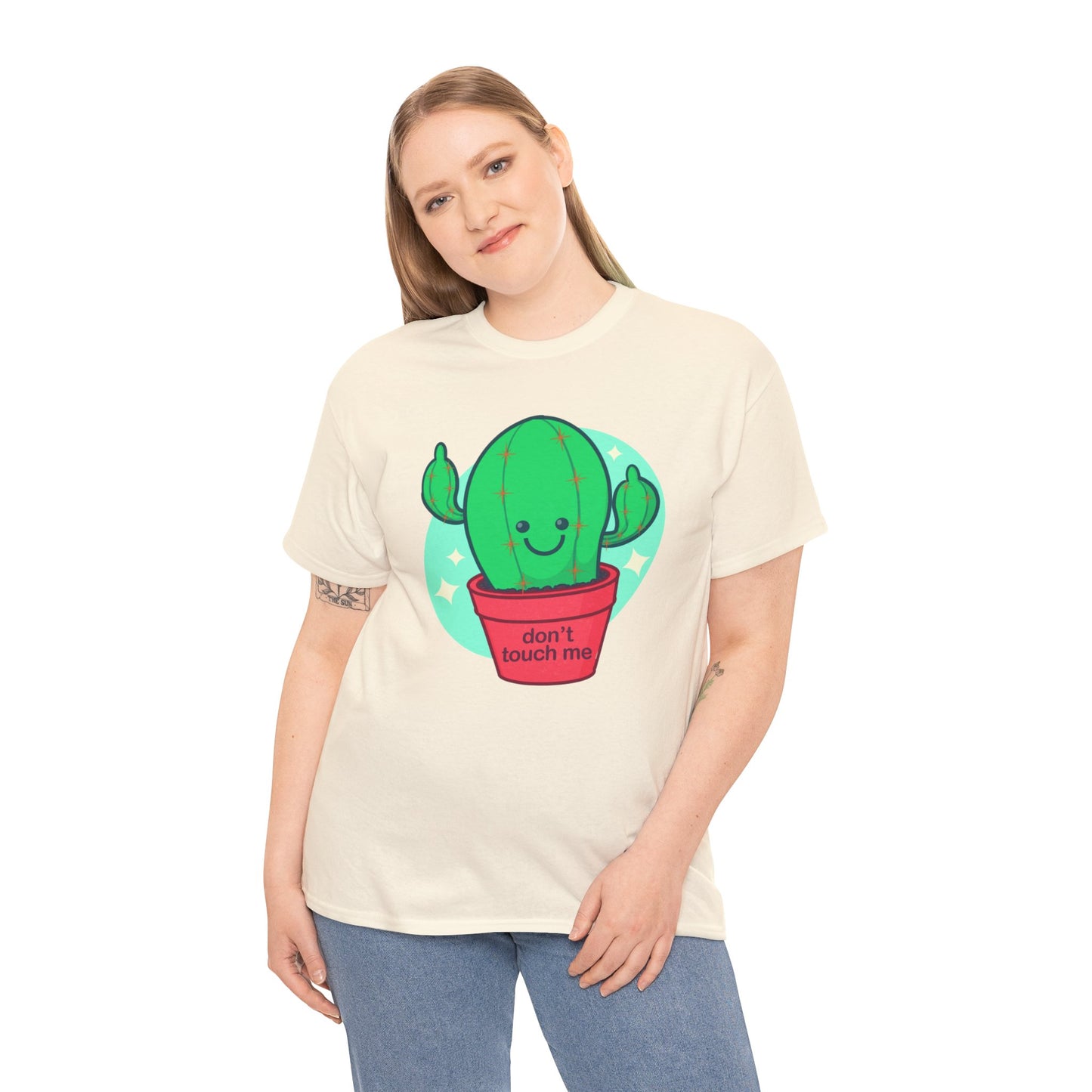 Don't Touch Me Unisex Heavy Cotton Tee