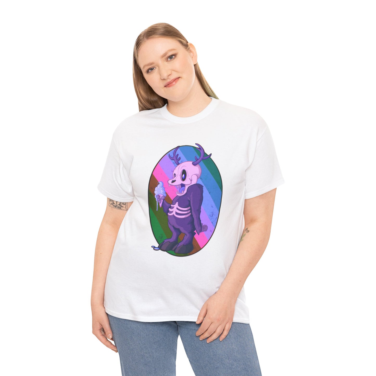 Monster Ice Cream Unisex Heavy Cotton Tee