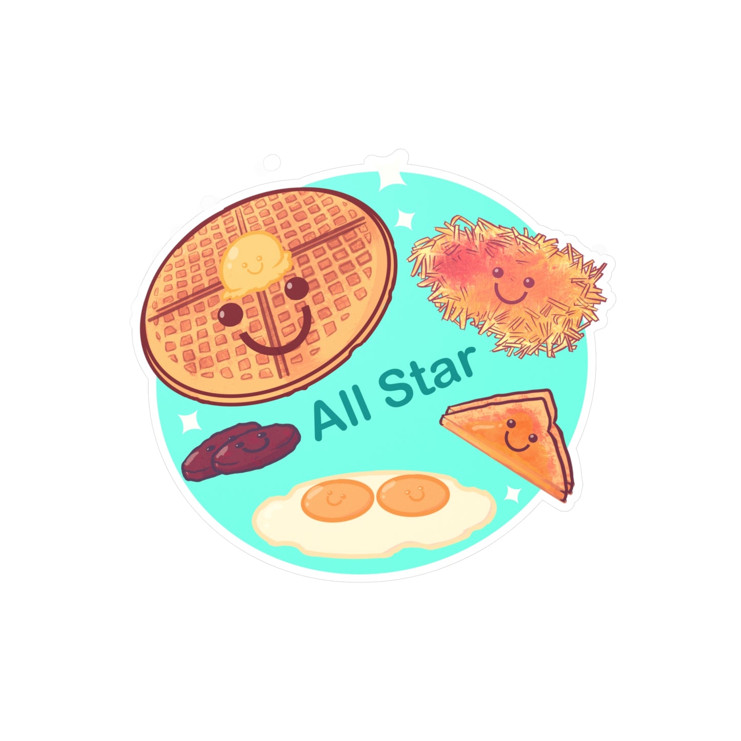 All Star Breakfast Kiss-Cut Vinyl Decal