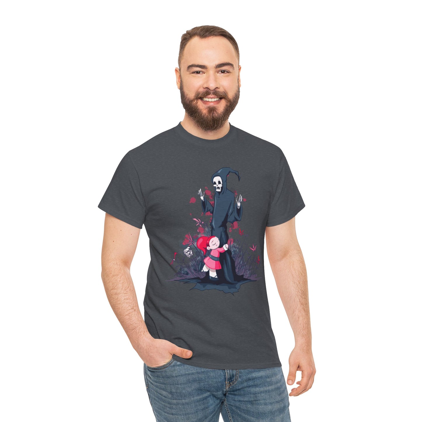 Reaper Hug Unisex Heavy Cotton Tee