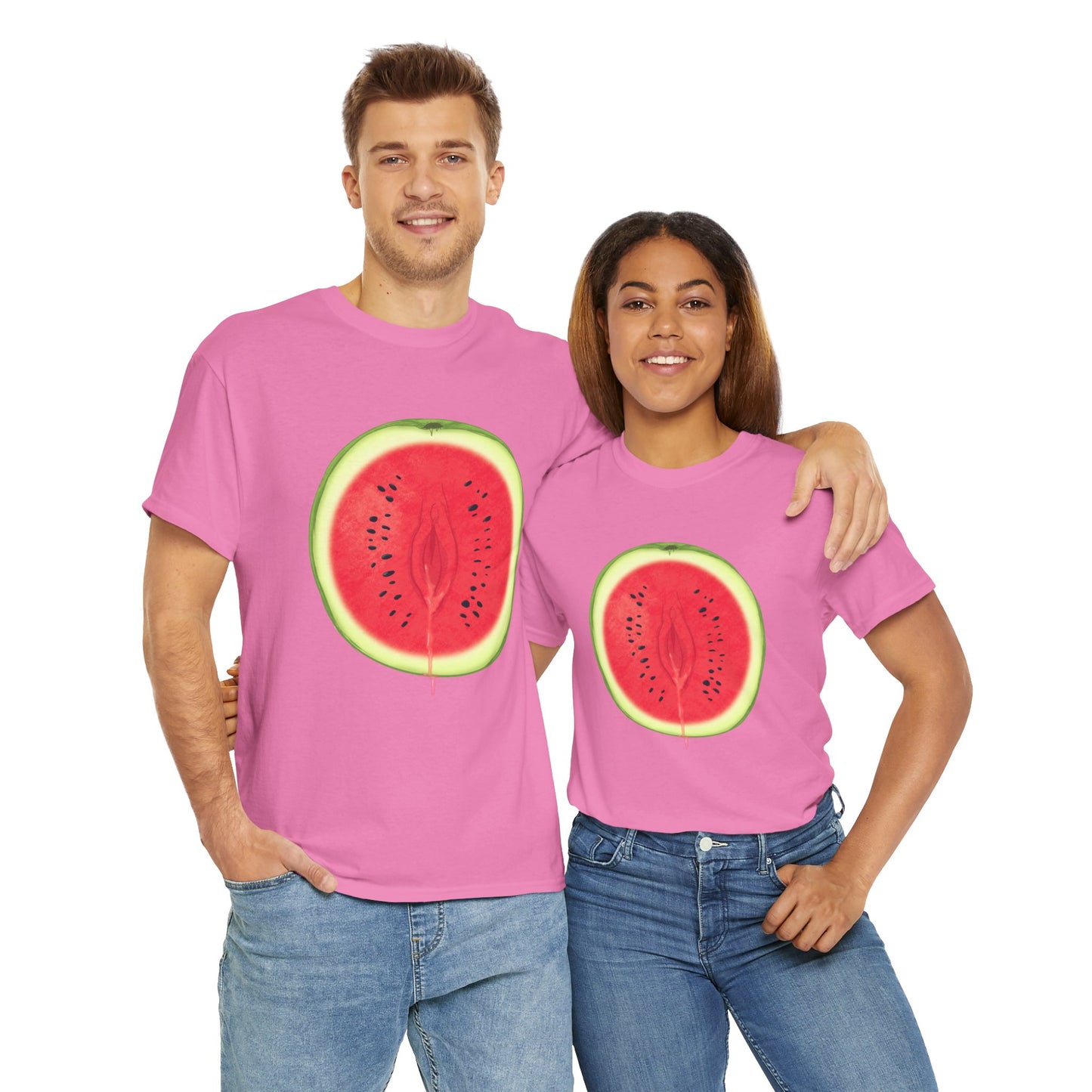 Juicy Watermelon Unisex Heavy Cotton Tee