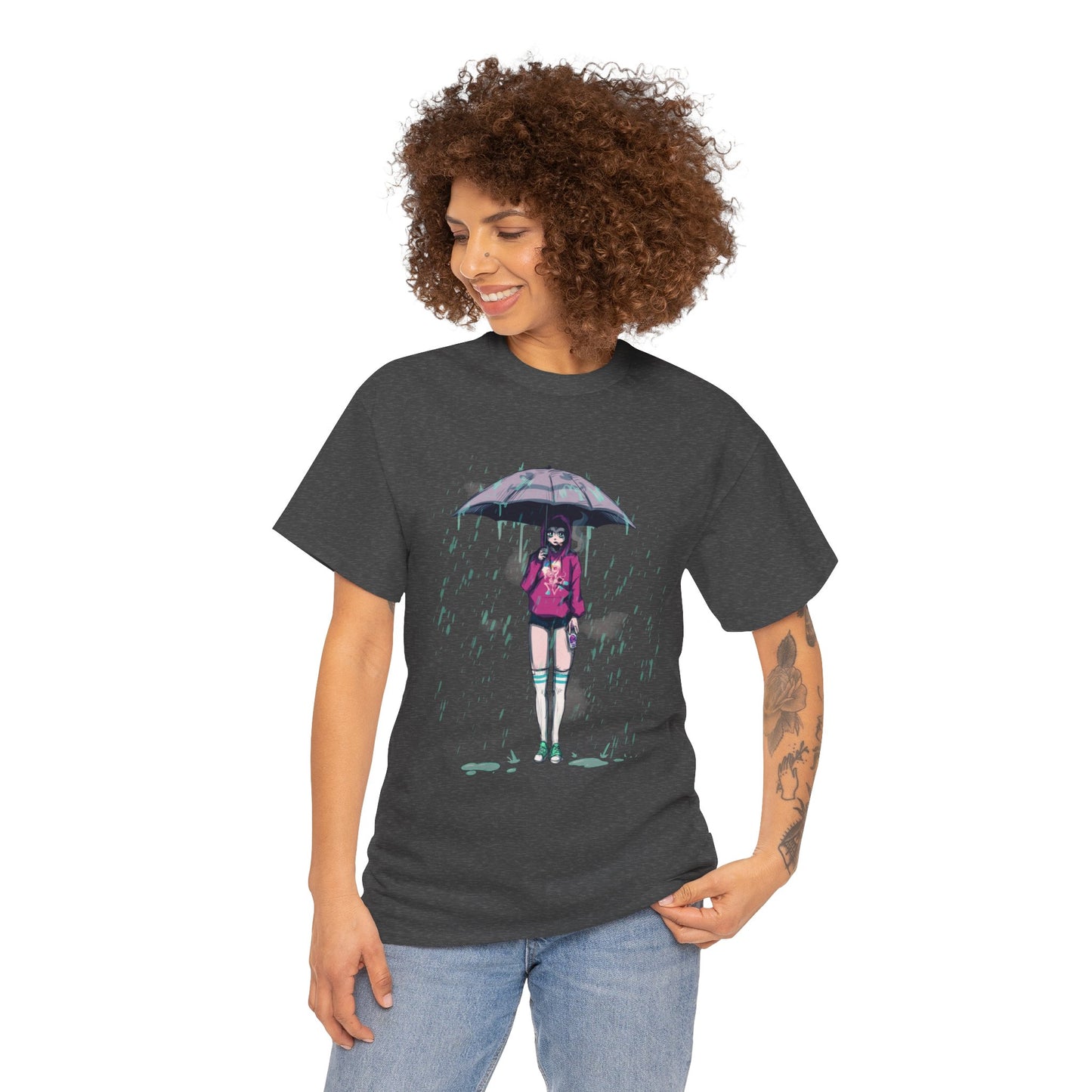 Only Happy When It Rains Unisex Heavy Cotton Tee